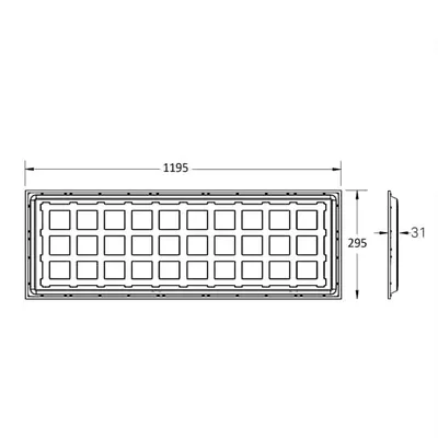 Quadro UGR16 1200x300 MultiPower | Sylvania Lighting Solutions