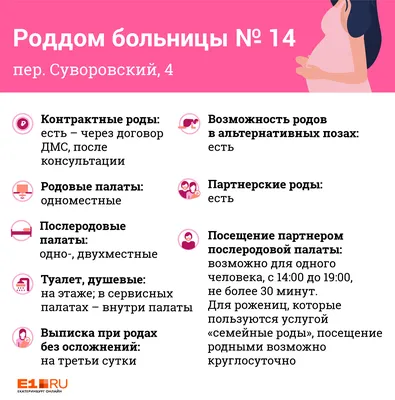 Пока не родила: репортаж из родильного отделения больницы № 14 в  Екатеринбурге по адресу: переулок Суворовский, 4. 20 августа 2019 года - 20  августа 2019 - e1.ru