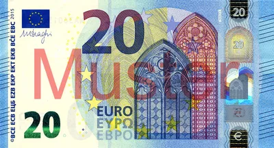 20 EURO banknote bill | eBay