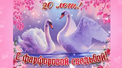 Фарфоровая свадьба (20 лет)