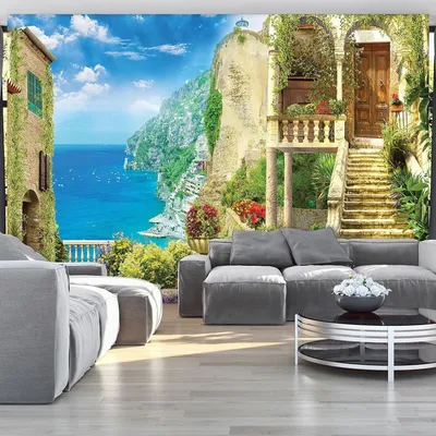 3D обои, фоновые обои для телевизора, фоновые обои для гостиной, дивана,  фотообои с римскими колоннами, для морских пейзажей | AliExpress