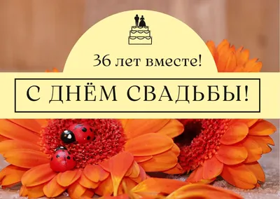 36 лет Свадьбы поздравления в стихах, прозе и своими словами