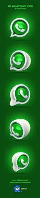 Whatsapp 3d logo. Whatsapp icon. 3d vector. Stock Photo | Adobe Stock