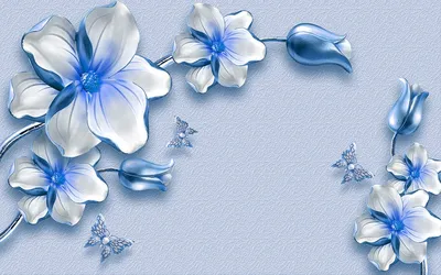 Festive background with 3d flowers violets Stock Vector by ©silvionka  72792713