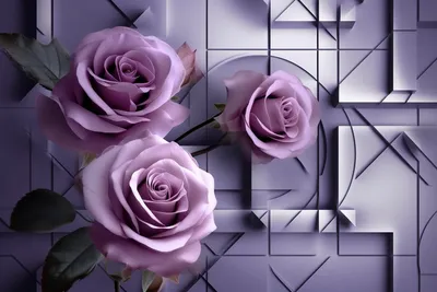 3D Purple Flowers Clipart Background Graphic by sayedhasansaif04 · Creative  Fabrica