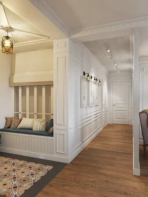 Какая квартира подойдёт для семьи с одним ребёнком? Определённо студия с  двумя спальнями площадью 64,75 м². Вот почему: — Прихожая с… | Instagram