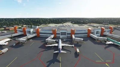 Аэропорт Храброво - Калининград (Airport Khrabrovo), Россия