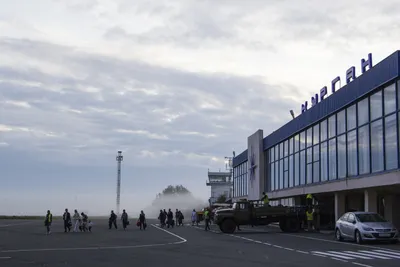 Аэропорт Курган - Первый рейс из Сочи встретили в аэропорту Кургана.