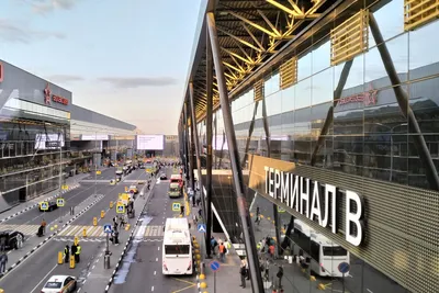 Moscow s The Sheremetyevo 2 international airport Stock Photo - Alamy