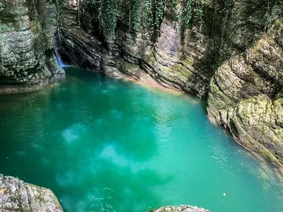Агурские водопады Сочи фото фотографии