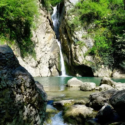 Агурские водопады, Сочи, Краснодарский край. Как добраться, фото, маршрут,  экскурсии, отели – Туристер.Ру