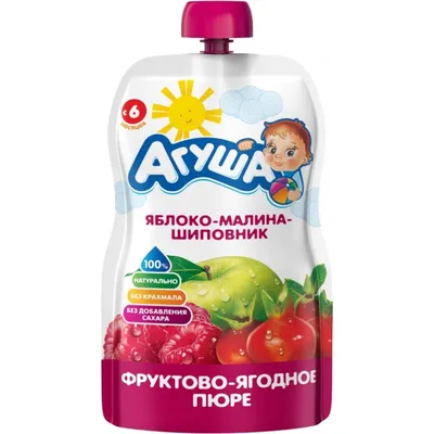 Творог «Агуша» Клубника, 80 г, с 6 месяцев - agulife.ru