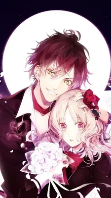 Обои Diabolik lovers, Аято, Юи, кровь, дьявольские возлюбленные на рабочий  стол