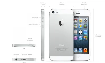 IPhone 5 корпус для Apple iPhone 5, белый - купить в Москве в  интернет-магазине PartsDirect