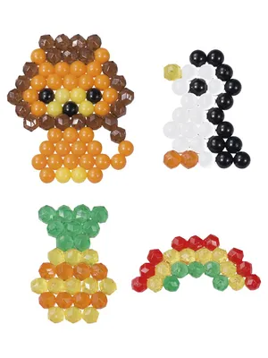 Набор бусин Аквабидс (Aquabeads) 1300 штук, 17 цветов. | AliExpress