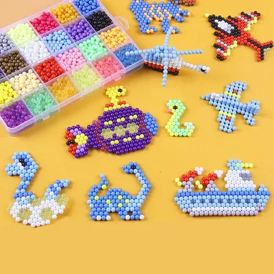 Aquabeads \"Мини-студия\" - «Аквабитс → классный набор для творчества и  развития мелкой моторики! Пошаговая инструкция сборки фигурок и наши  результаты ✿» | отзывы