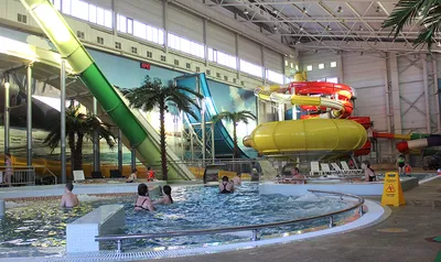 Omsk water Park AQUARIO REVIEW. Rides, water slides, rest well! The Water  Parks Of Russia - YouTube