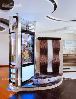 Аквариум для гостиной, ТВ-шкаф, встроенный средний и большой стеклянный  полуцилиндрический аквариум | AliExpress
