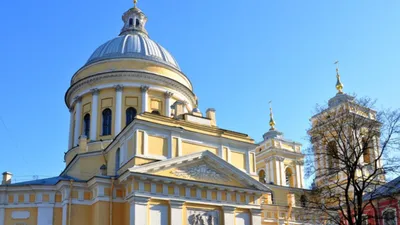 Санкт-Петербург Александро-Невская лавра Митрополичий дом Башня Фотография