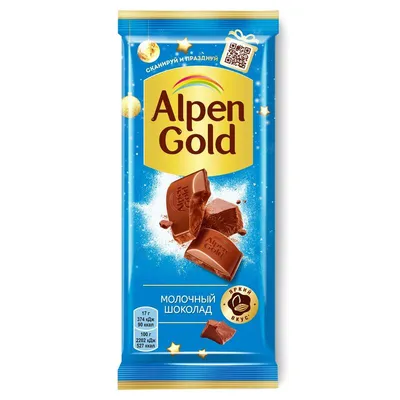 Шоколад Alpen Gold молочный - Росконтроль