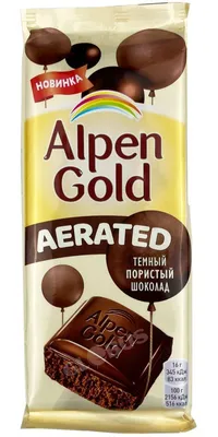 Шоколад Alpen Gold молочный с фундуком и изюмом, 85 г, 21 шт. в уп, 21 уп.  — купить в интернет-магазине по низкой цене на Яндекс Маркете