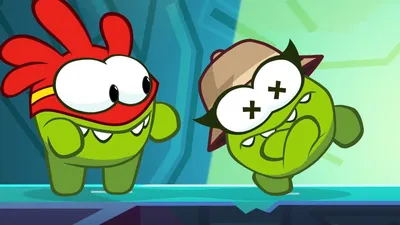 Картинка для капкейков \"Ам-Ням (Cut the rope)\" - PT102042 печать на  сахарной пищевой бумаге