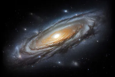 Context Image for Simulated WFIRST Observation of Andromeda Galaxy  (Annotated) | HubbleSite