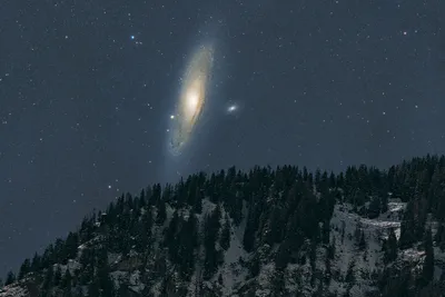 Andromeda Galaxy over the Swiss Alps: A Tribute to a Centenary of Edwin  Hubble's Discovery (Dzmitry Kananovich) - AstroBin