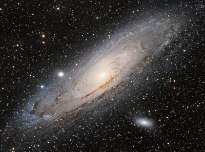 Locate the Andromeda Galaxy and see it through a telescope