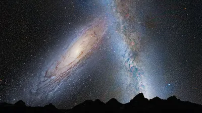 Locate the Andromeda Galaxy and see it through a telescope