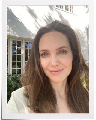 Natural beauty: Angelina Jolie without makeup