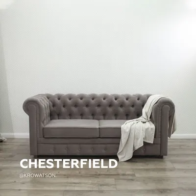 Диван Chesterfield, светло-коричневый купить