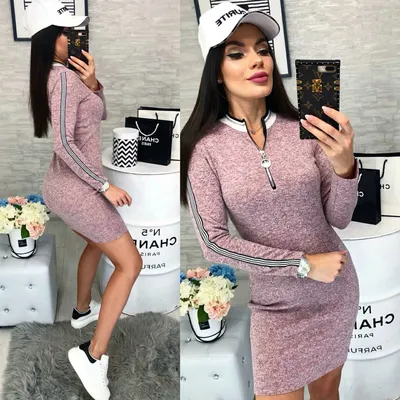 Ангоровые платья для осени: фотографии на любой вкус
