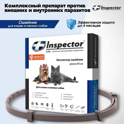 Капли (Inspector) Quadro С (1пип) от блох, клещей и глистов для собак от 4  до 10кг (ЛИЦЕНЗИЯ), купить оптом в Москве, цена, характеристики, описание -  Симбио - ЗооЛэнд