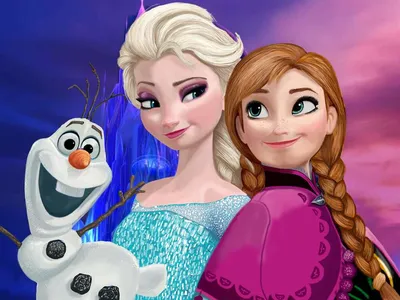 Disney Frozen Эльза и Анна иллюстрации, Анна Эльза Кристофф Олаф, Анна,  мультфильм, обои для рабочего стола, электрический синий png | Klipartz