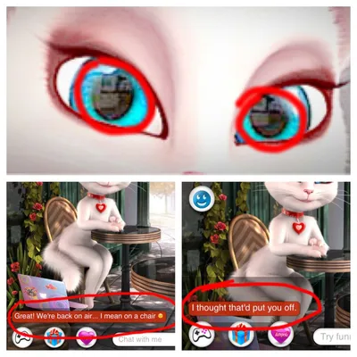 Talking Angela - Маньяк или пиар? | Пикабу