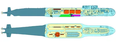 Спутниковый снимок наглядно демонстрирует размеры атомной подлодки К-329 « Белгород»