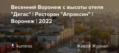 Дегас Воронеж Центр, Воронеж - обновленные цены 2024 года