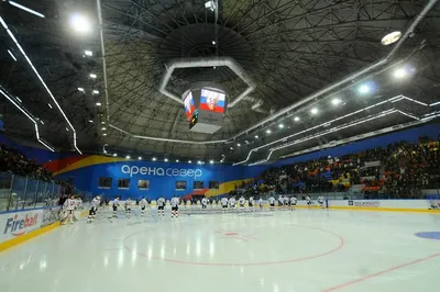 Hockey to Basketball transformation time-lapse at Arena Sever Krasnoyarsk -  YouTube