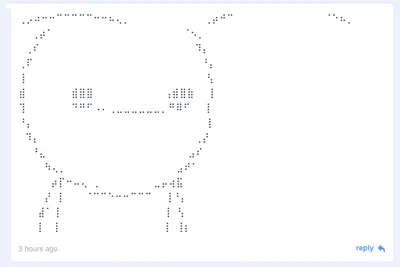 ASCII art by chatbot