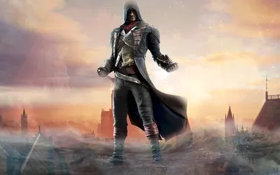 Обои assassins creed unity, assassins creed syndicate, ubisoft, Бэтмен,  компьютерная игра Full HD, HDTV, 1080p 16:9 бесплатно, заставка 1920x1080 -  скачать картинки и фото