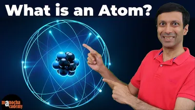 Art colorful atom diagram with electrons Vector Image