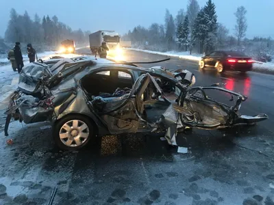 Страшная авария под Смоленском. Есть пострадавшие | 08.01.2019 | Смоленск -  БезФормата