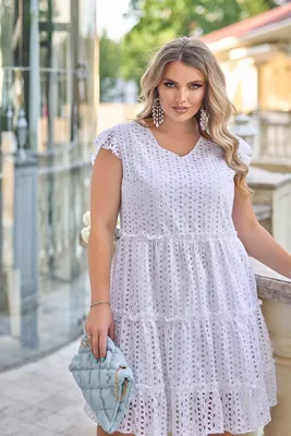 Ажурное платье на закате