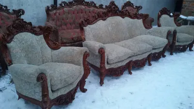 Комплект мебели Барокко б/у диван и кресло: 1 350 € - Диваны Харьков на  BON.ua 71167450