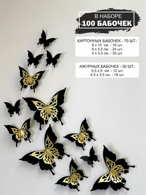 Butterfly Wall Decor (Декорирование стены бабочками) - YouTube