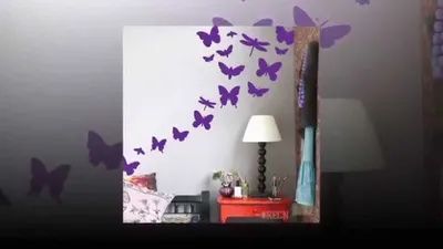 Бабочки декоративные на стену наклейки DECOLITA 15053207 купить за 555 ₽ в  интернет-магазине Wildberries
