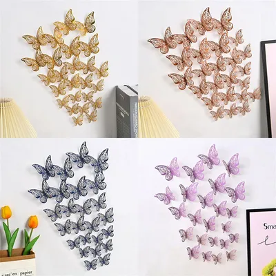 Декор стен своими руками с помощью бабочек: трафареты, материалы, способы…  | Бабочки, Картинки, Трафареты
