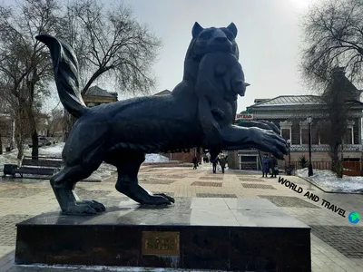 Babr Sculpture in Irkutsk editorial photo. Image of travel - 80399711