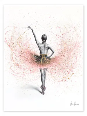 Ballerina On Point Looking Away by Blake Little